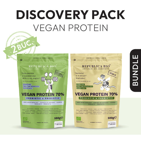 Discovery Pack Vegan Protein 70% - Probiotic & Prebiotic Republica BIO