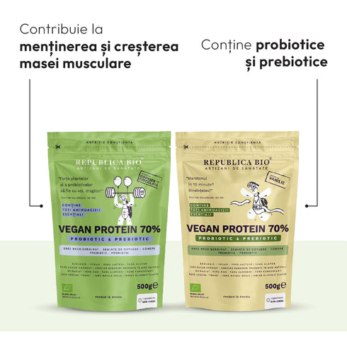 Discovery Pack Vegan Protein 70% - Probiotic & Prebiotic Republica BIO
