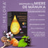 Dropsuri miere de Manuka MGO 525+ (UMF 15+) Melora - coacaze negre si propolis, 12 buc, 48g, naturale