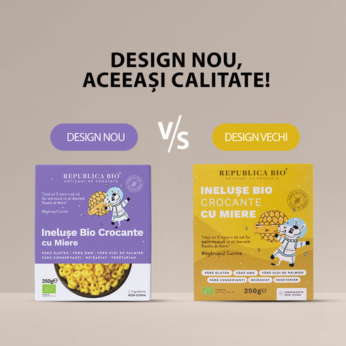 Ineluse Bio crocante cu miere FARA GLUTEN Republica BIO, bio, 250 g