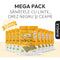 Mega Pack SANATELE BIO Linte, Orez Negru si Ceapa, ecologic, fara gluten, 40g