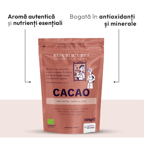 Mega Pack Cacao, pulbere ecologica pura Republica BIO, Pachet Promotional