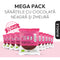 Mega Pack SANATELE BIO Ciocolata neagra si Zmeura, ecologic, fara gluten, 28g
