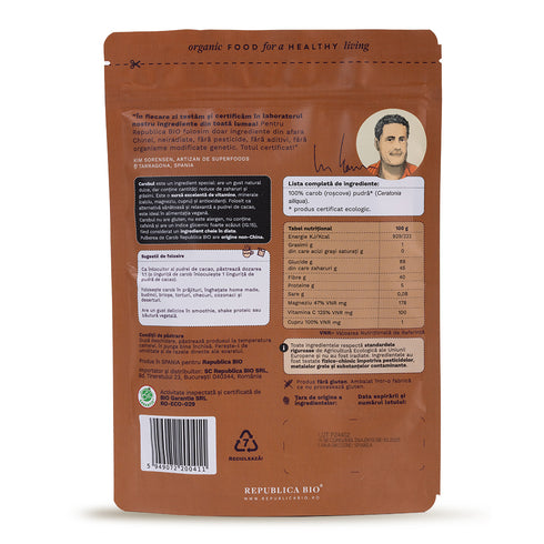 Pudra de roscove, pulbere ecologica pura Republica BIO, 200 g