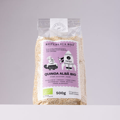Quinoa alba Bio FARA GLUTEN Republica BIO, 500g