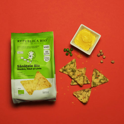 SANATELE BIO Mazare, Naut si Linte, ecologic, fara gluten, 40g