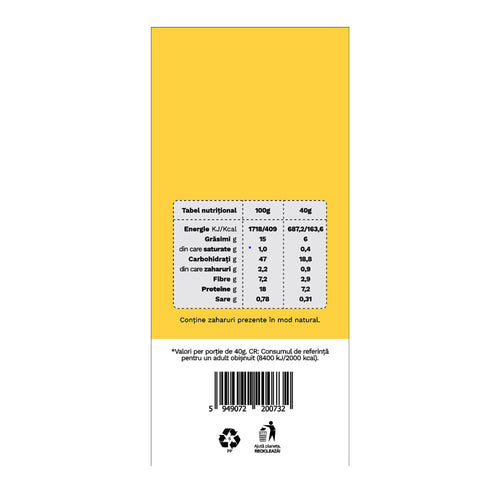 SANATELE BIO Naut, Linte si Piper, ecologic, fara gluten, 40g