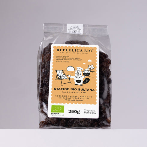 Stafide Bio Sultana FARA GLUTEN Republica BIO, 250g