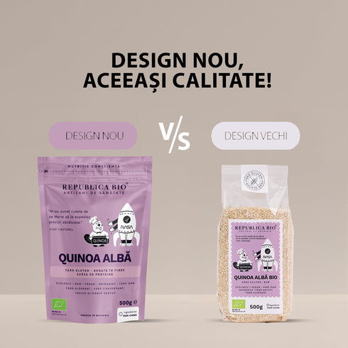 Quinoa alba Bio FARA GLUTEN Republica BIO, 500g