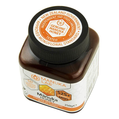 Miere de Manuka MANUKA LAB, MGO 525+ Noua Zeelanda, 250 g, naturala