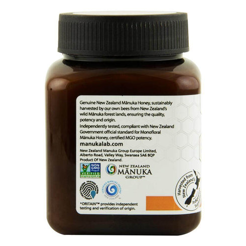Miere de Manuka MANUKA LAB, MGO 525+ Noua Zeelanda, 250 g, naturala