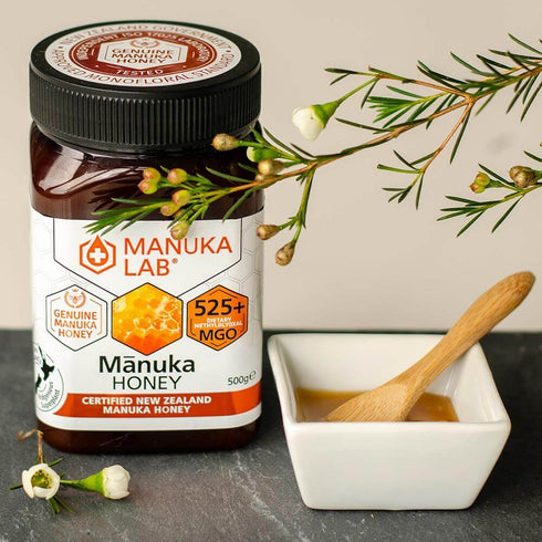 Miere de Manuka MANUKA LAB, MGO 525+ Noua Zeelanda, 500 g, naturala