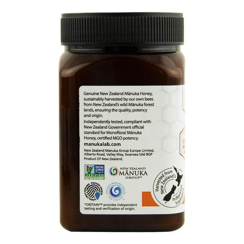 Miere de Manuka MANUKA LAB, MGO 525+ Noua Zeelanda, 500 g, naturala