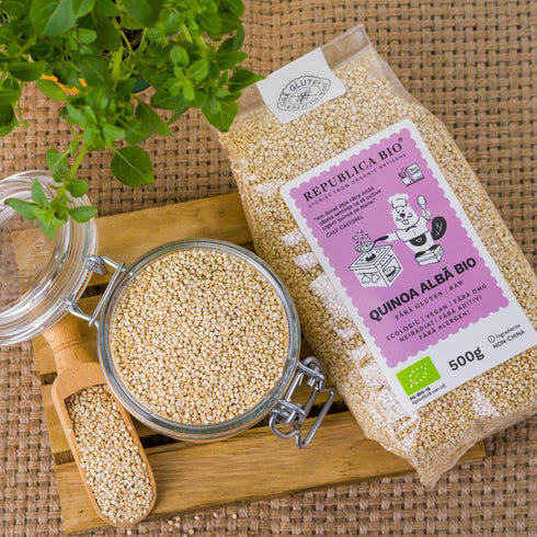 Quinoa alba Bio FARA GLUTEN Republica BIO, 500g