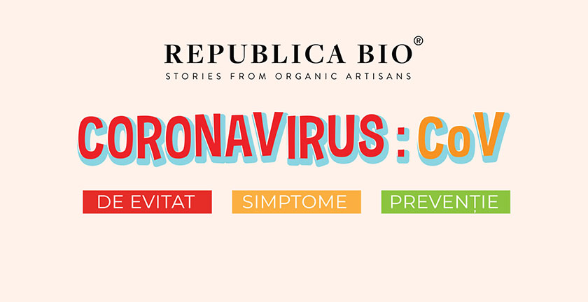 CORONAVIRUS CoV: De evitat-Simptome-Prevenţie