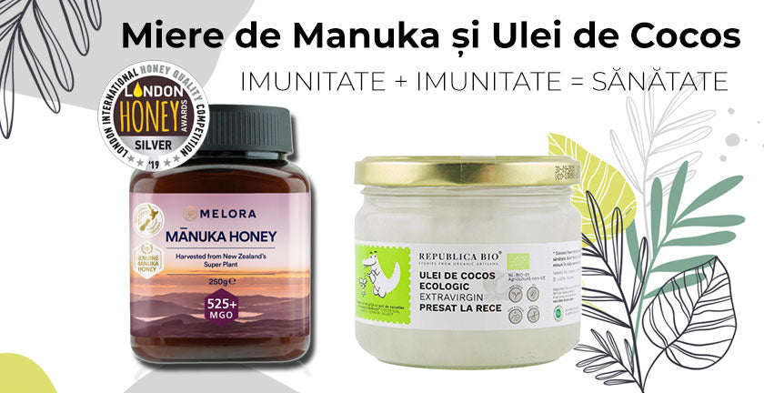 Miere de Manuka și ulei de cocos – o combinație ideală pentru protecția împotriva îmbolnăvirilor