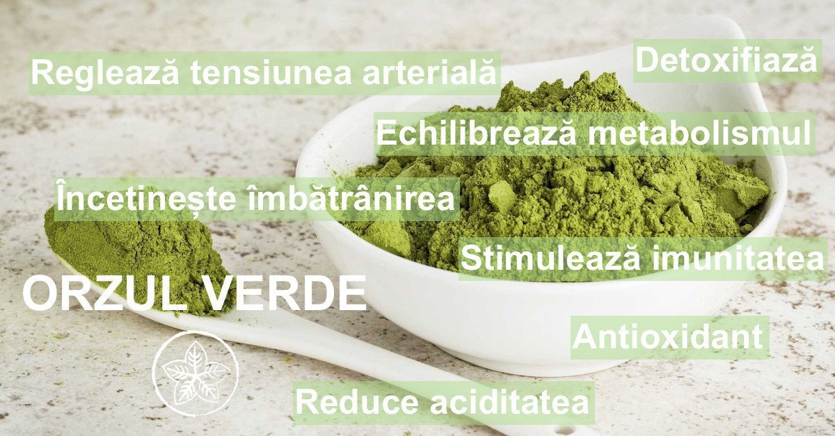 Orzul Verde Şi Efectele Sale Remarcabile Asupra Organismului.