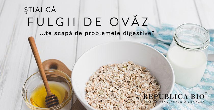 Știai că...fulgii de ovăz te scapă de problemele digestive?