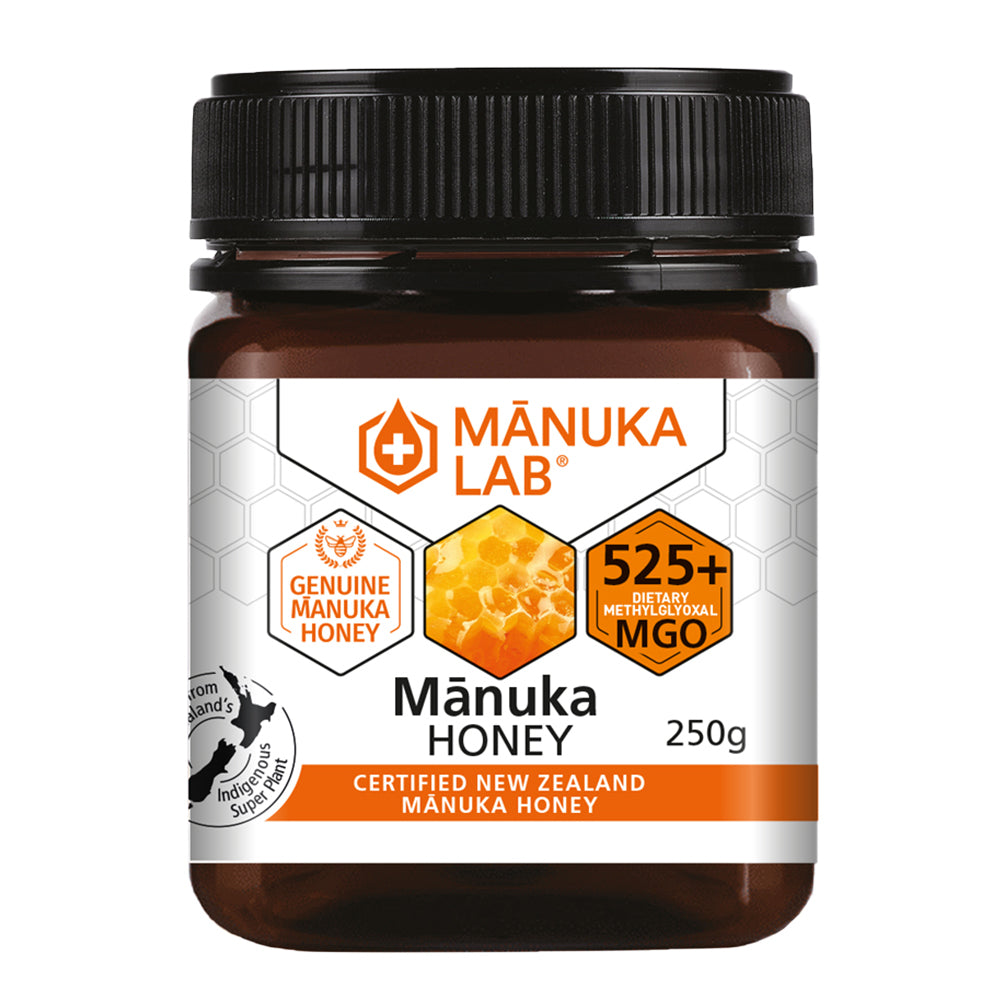 Miere de Manuka MANUKA LAB, MGO 525+ Noua Zeelanda, 250 g, naturala