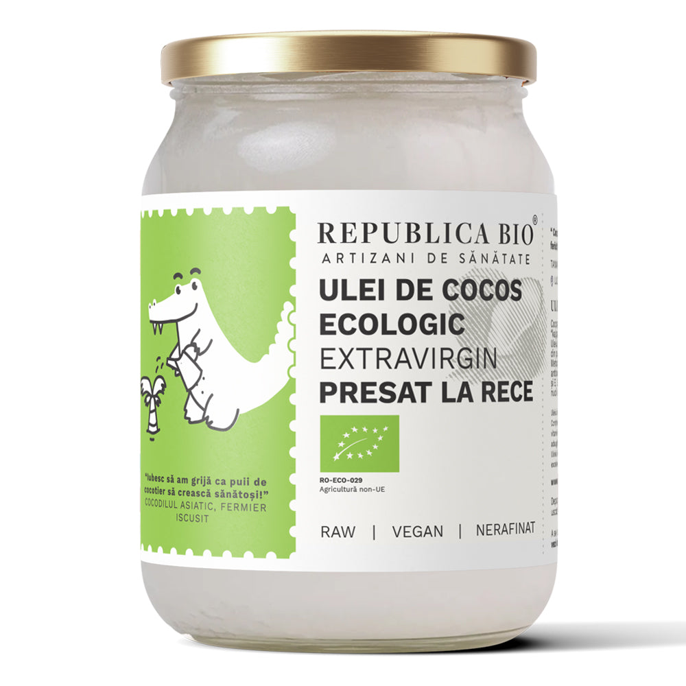Ulei de cocos Republica BIO 500 ml, extravirgin, presat la rece, bio - Default
