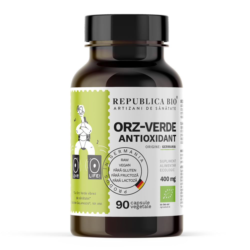 Orz Verde Ecologic din Germania (400 mg) Republica BIO, 90 capsule (44,5 g) - Default
