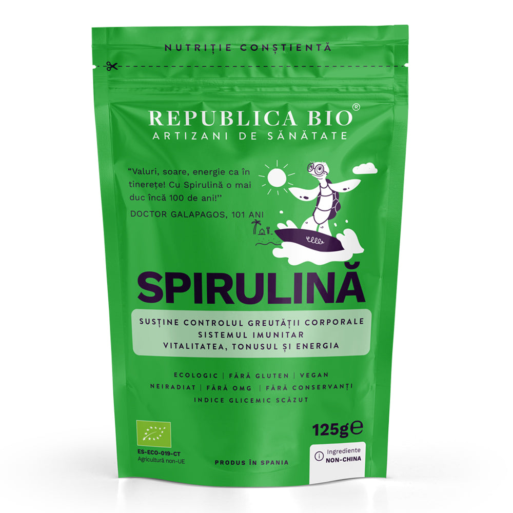 Spirulina, pulbere ecologica pura Republica BIO, 125 g - Default