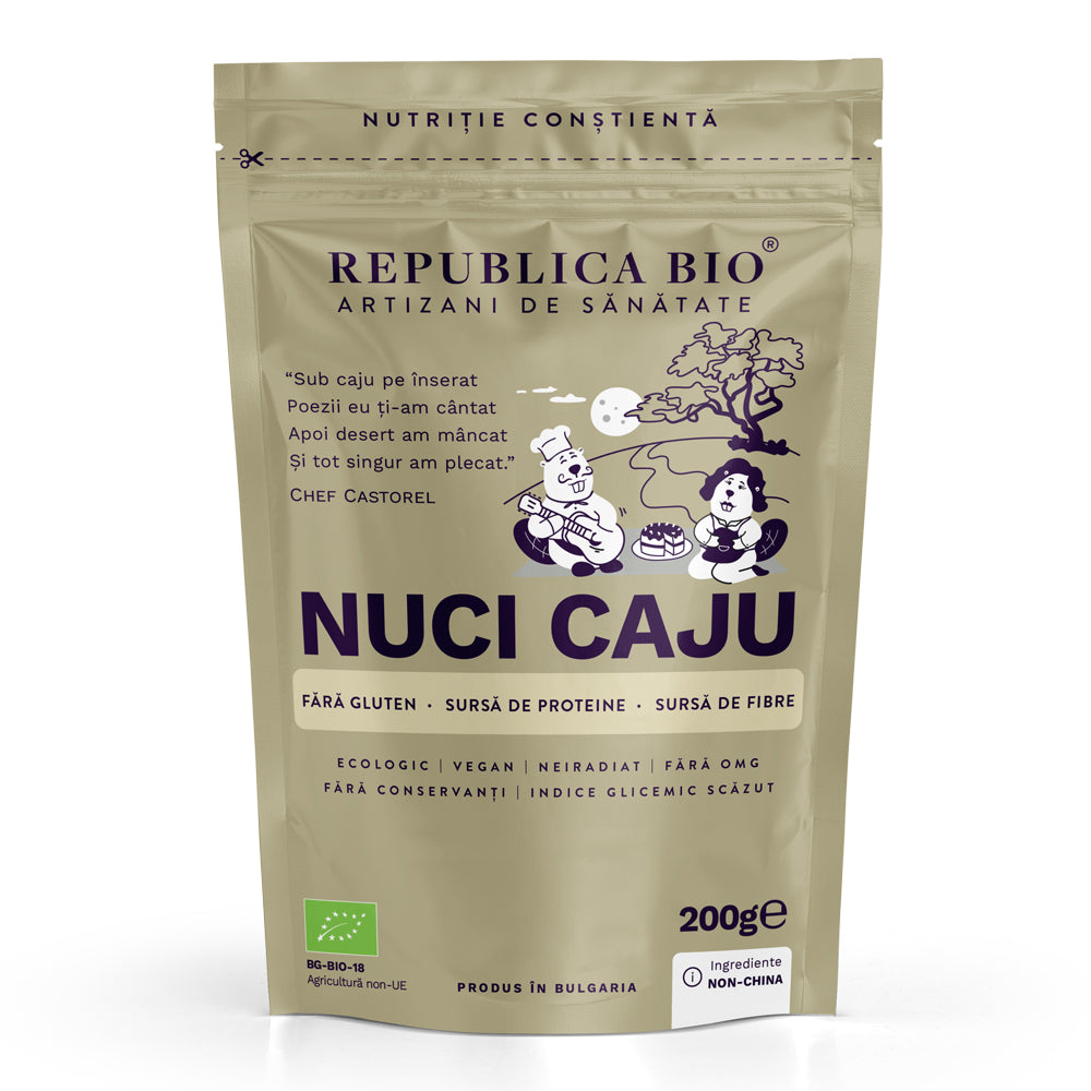 Nuci caju intregi, ecologice, FARA GLUTEN, Republica Bio, 200g - Default