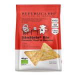 SANATELE BIO Porumb, Rosii si Busuioc, ecologic, fara gluten, 40g