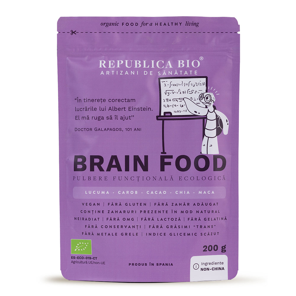 Brain Food, pulbere functionala ecologica Republica BIO, 200 g - Default