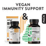 Vegan Immunity Support, pachet promotional (Spirulina + m11 Vegan Vitamin D3 2000 IU from lichen)