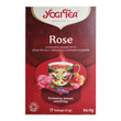 Yogi Tea Rose, ceai ayurvedic cu trandafiri, hibiscus si lavanda, bio, 34 g