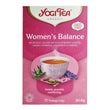Yogi Tea Woman's Balance, ceai ayurvedic echilibrant cu frunze de zmeur, verbina si levantica , bio, 30,6 g