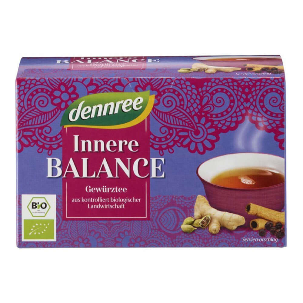 Ceai pentru echilibru interior 20 de plicuri Dennree, 40g, bio, ecologic