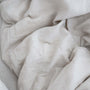 Cearsaf de pat din in cu elastic, pat 70x140, Natural