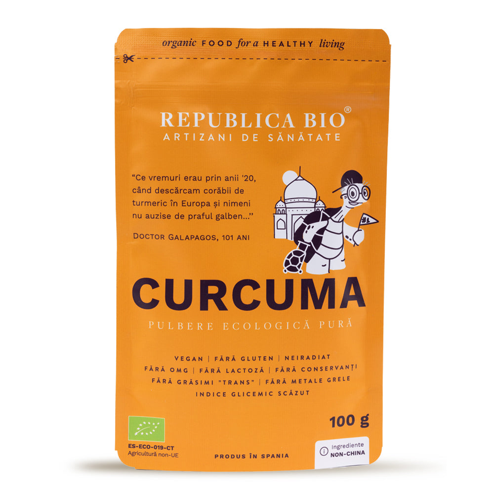 Curcuma (turmeric), pulbere ecologica pura Republica BIO, 100 g - Default