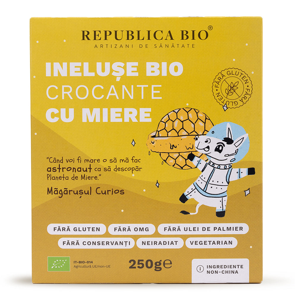 Ineluse Bio crocante cu miere FARA GLUTEN Republica BIO, bio, 250 g - Default