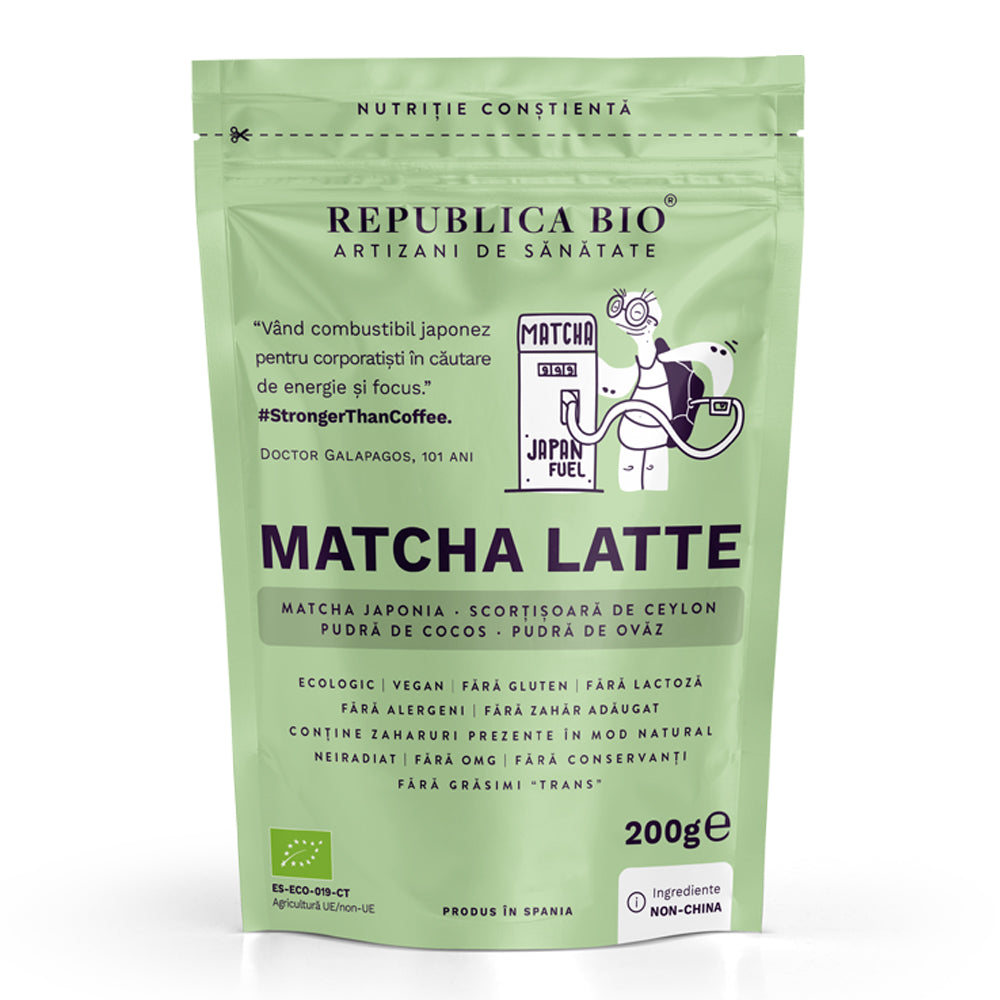 Matcha Latte, pulbere functionala ecologica Republica BIO, 200g - Default