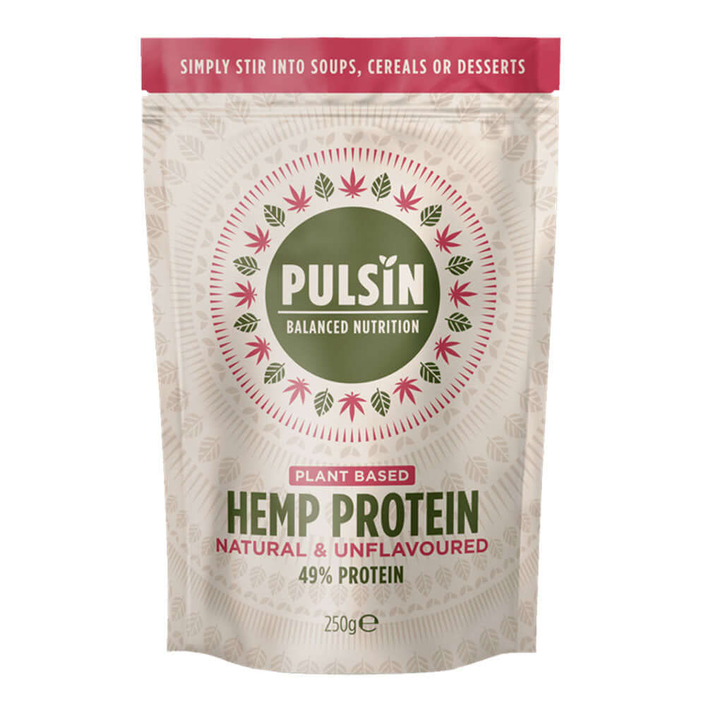 Proteina din canepa Pulsin, 250 g, naturala