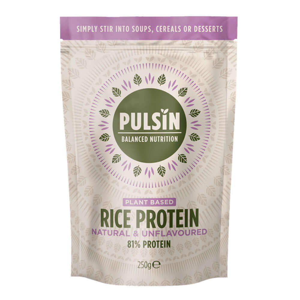 Proteina din orez Pulsin, 250 g, naturala