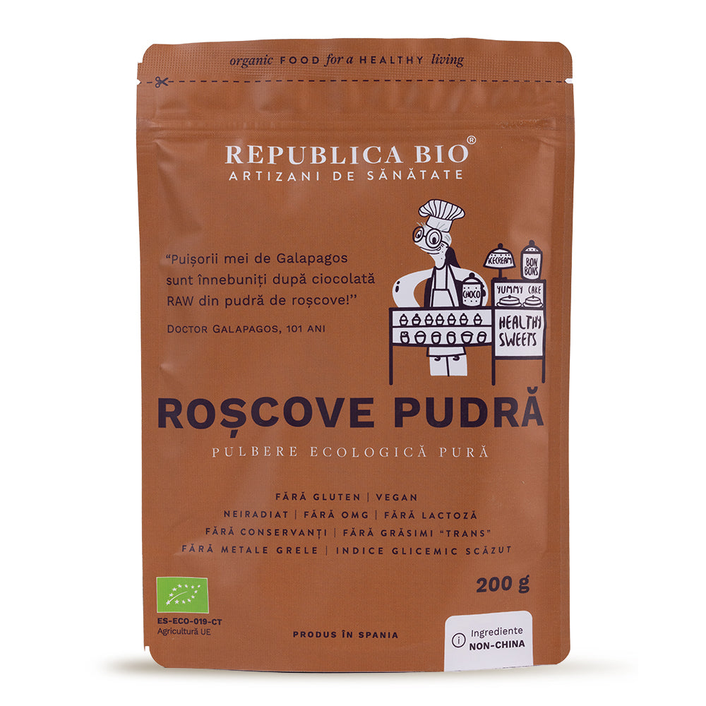 Pudra de roscove, pulbere ecologica pura Republica BIO, 200 g - Default