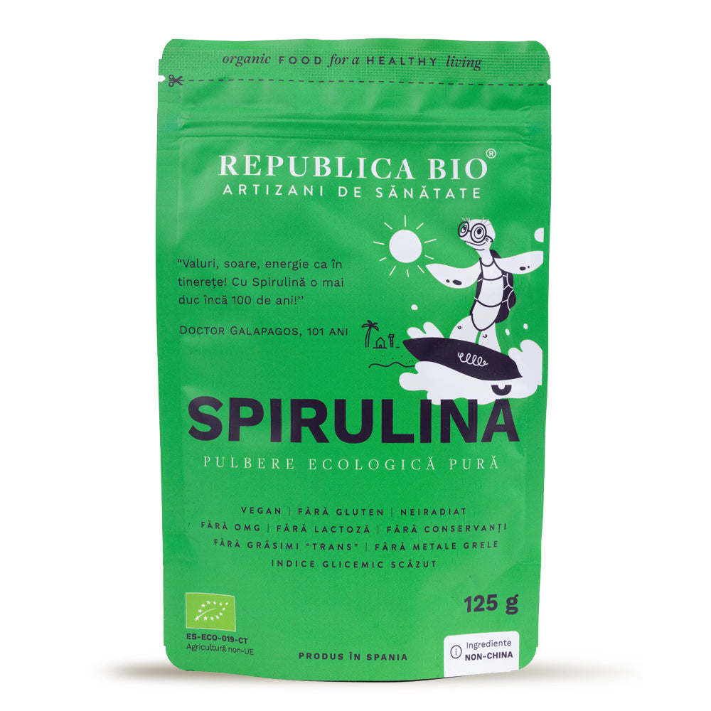 Spirulina, pulbere ecologica pura Republica BIO, 125 g - Default