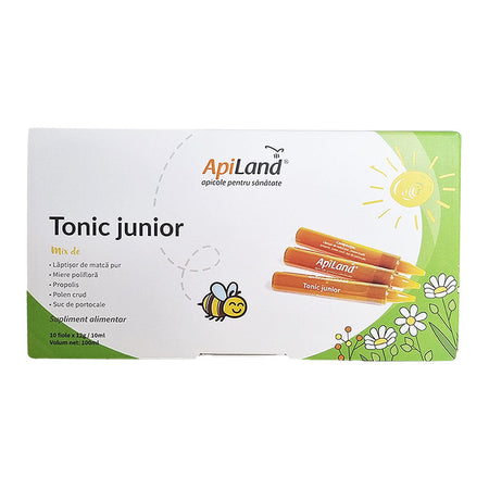 Tonic Junior Apiland, 10 fiole x 10 ml, natural