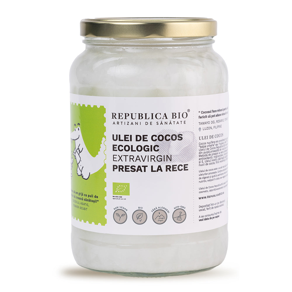 Ulei de cocos Republica BIO 1550 ml, extravirgin, presat la rece, bio - Default