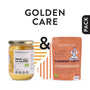 GOLDEN CARE, pachet promotional (Miere salcam + Turmeric Latte), ecologic, 900g