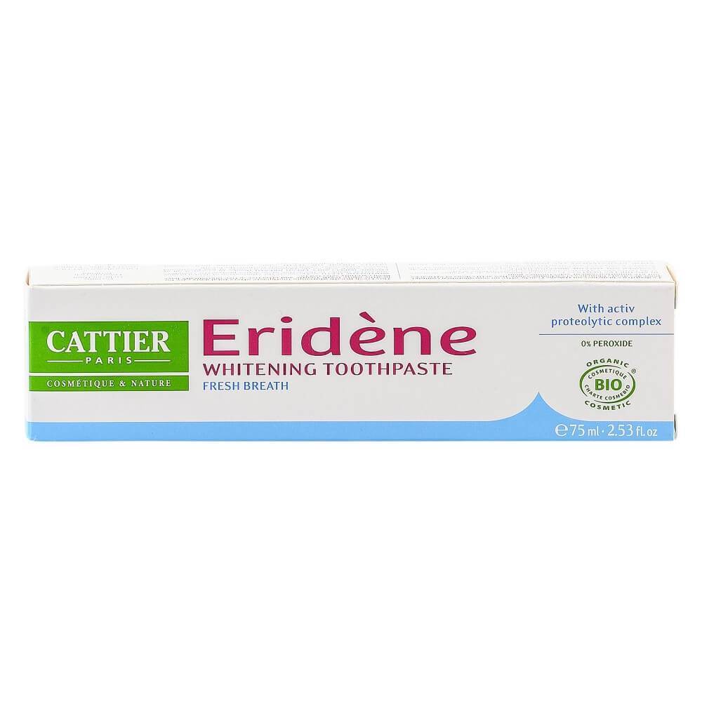 Pasta de dinti pentru respiratie proaspata Cattier Eridene, bio, 75 ml