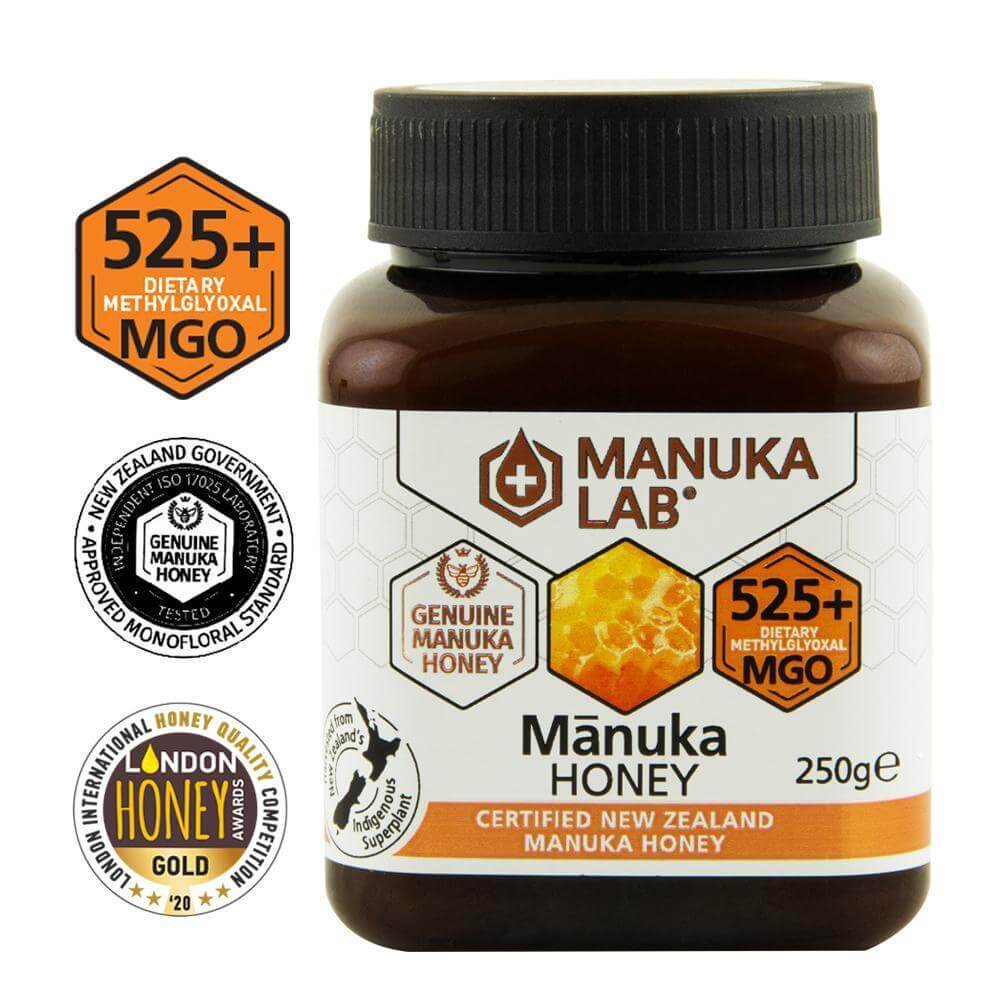 Miere de Manuka MANUKA LAB, MGO 525+ Noua Zeelanda, 250 g, naturala - Default