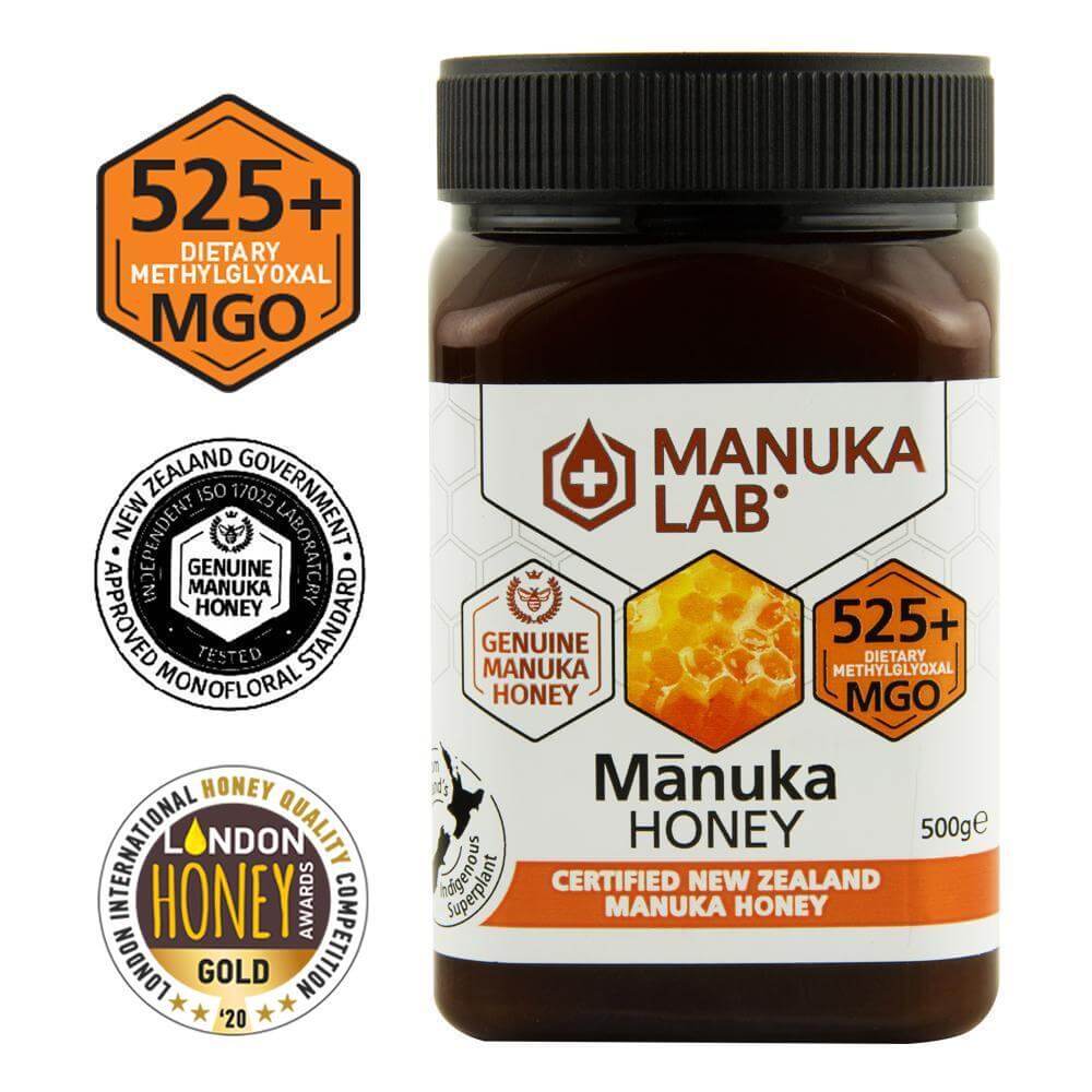 Miere de Manuka MANUKA LAB, MGO 525+ Noua Zeelanda, 500 g, naturala - Default