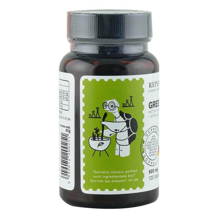 Green Detox (500 mg) supliment alimentar Ecologic Republica BIO, 120 tablete (60 g)