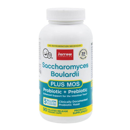 Saccharomyces Boulardii + MOS 90 capsule vegetale Jarrow Formulas, natural, Secom
