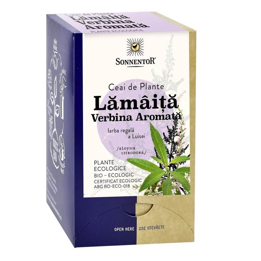 Ceai de Lamaita-Verbina Aromata Sonnentor, bio, 18 plicuri